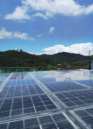 深圳羅湖別墅建筑級(jí)光伏采光頂